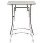 Bistrotisch Beige 55 x 55 x 72,5 cm Pulverbeschichteter Stahl