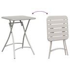 Bistrotisch Beige 55 x 55 x 72,5 cm Pulverbeschichteter Stahl