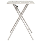 Bistrotisch Beige 55 x 55 x 72,5 cm Pulverbeschichteter Stahl