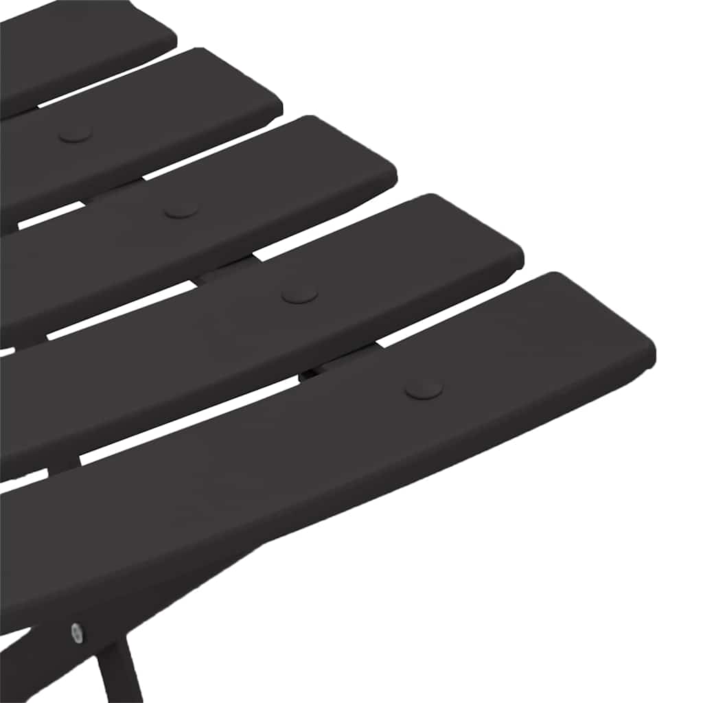 Gartenklappstuhl 2 pcs Anthrazit 42 x 46 x 82cm Metall