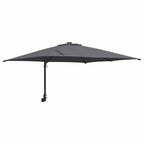 Garten-Sonnenschirm Anthrazit 248,5 x 247,5 x 160 cm