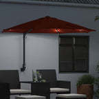 Garten-Sonnenschirm Terrakotta 248 x 248 x 148 cm