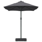 Garten-Sonnenschirm Anthrazit 385 x 209 x 244 cm Polyester