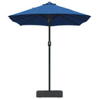 Garten-Sonnenschirm Azurblau 385 x 209 x 244 cm Polyester