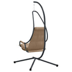 Hängendes Ei-Stuhl Taupe 94 x 107 x 196,5 cm Stahl