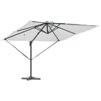 Sonnenschirm Sand 286 x 284 x 270 cm Aluminium und Polyester