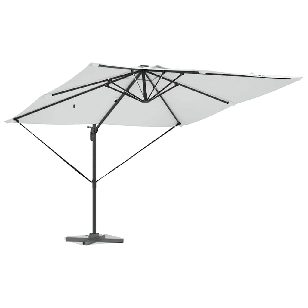Sonnenschirm Sand 286 x 284 x 270 cm Aluminium und Polyester