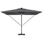 Roma Parasol mit LED-Lichtleisten Anthrazit 286 x 284 x 270 cm