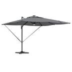 Roma Parasol mit LED-Lichtleisten Anthrazit 286 x 284 x 270 cm