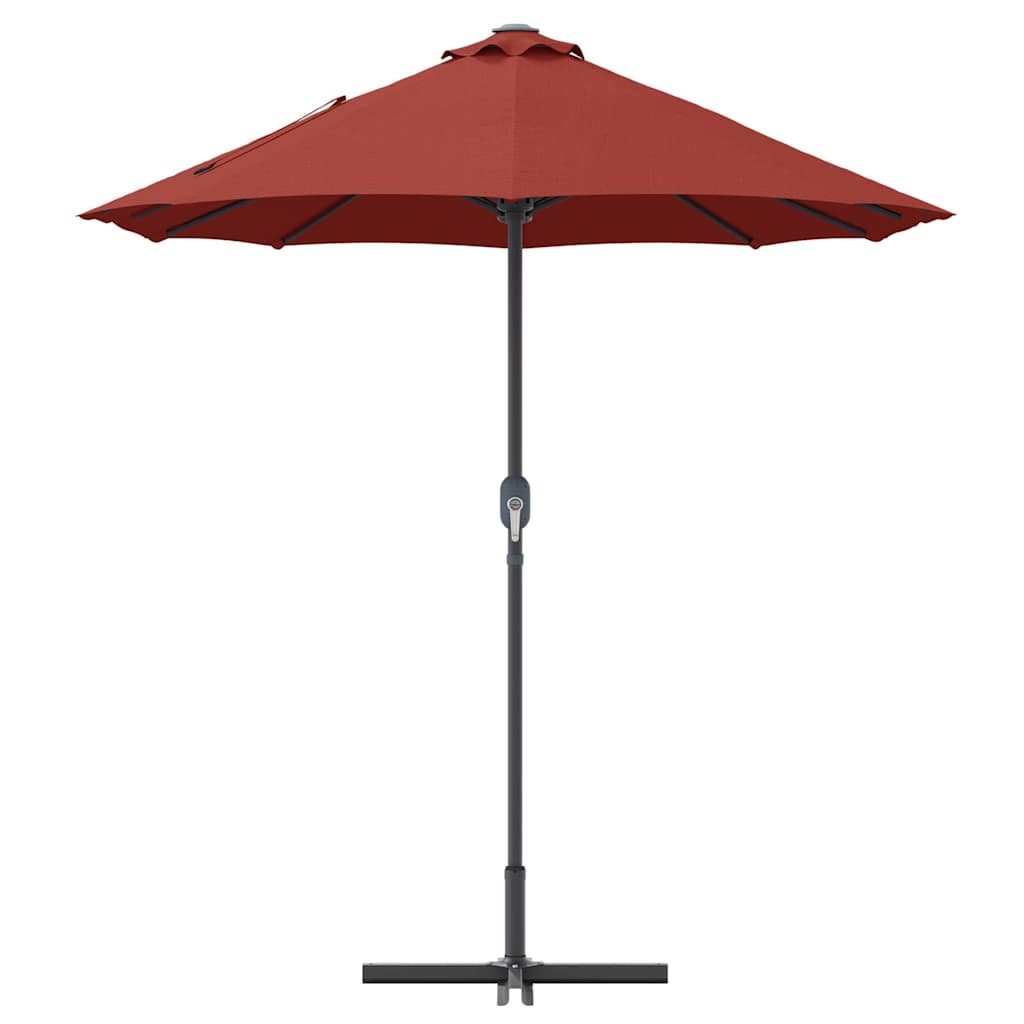 Garten-Sonnenschirm Terrakotta 370 x 197 x 239 cm