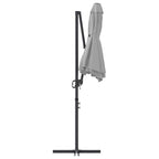 Sonnenschirm Sand 372 x 198 x 243 cm Polyester und Aluminium