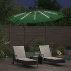Sonnenschirm Grün 294 x 294 x 248 cm Polyester und Aluminium