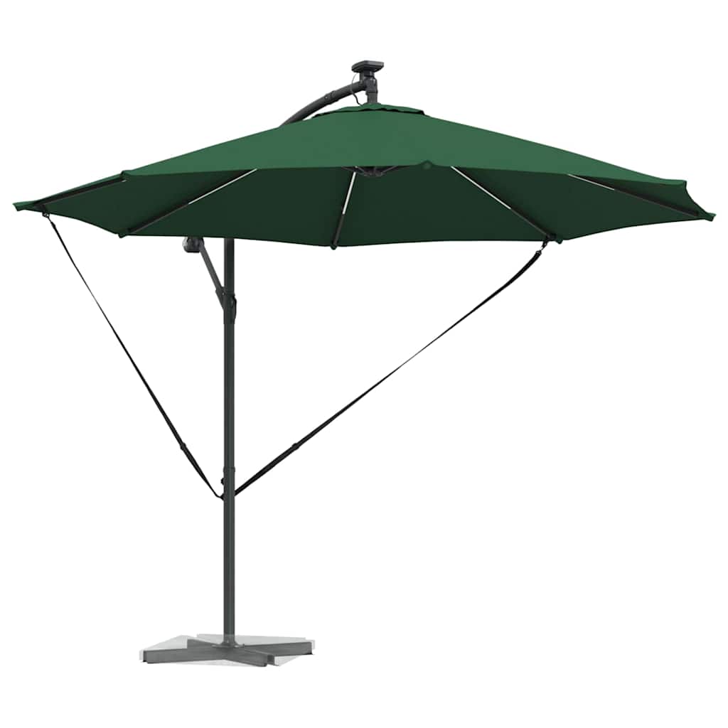 Sonnenschirm Grün 294 x 294 x 248 cm Polyester und Aluminium