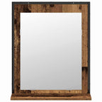 Badezimmermöbel-Set Wandmontiert 2 pcs Braun Holzwerkstoff