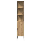 Badezimmermöbel-Set mit Regal 3 pcs Artisan-Eiche Holzwerkstoff