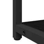Badezimmermöbel-Set 3 pcs Schwarz Eichen-Optik Holzwerkstoff