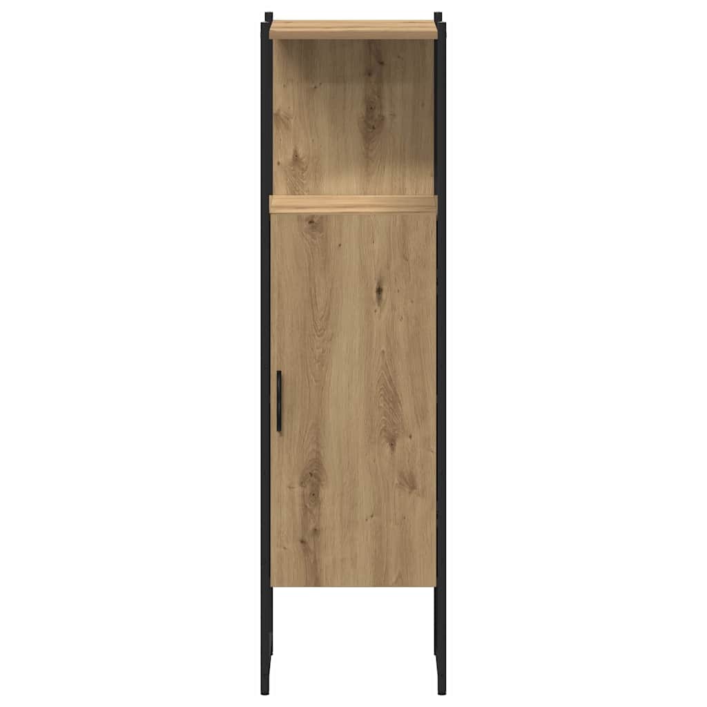 Badezimmermöbel-Set mit Regal 4 pcs Artisan-Eiche Holzwerkstoff