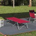 Klapp Schlafbett fürs Camping Rot 194 x 62,5 x 42,5 cm