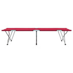 Klapp Schlafbett fürs Camping Rot 194 x 62,5 x 42,5 cm