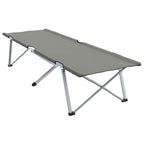 Klapp Schlafbett fürs Camping Grau 194 x 62,5 x 42,5 cm