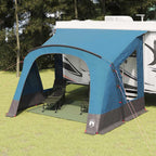 Caravan-Zelt für 5 Personen mit Dach Blau 410 x 275 x 245 cm