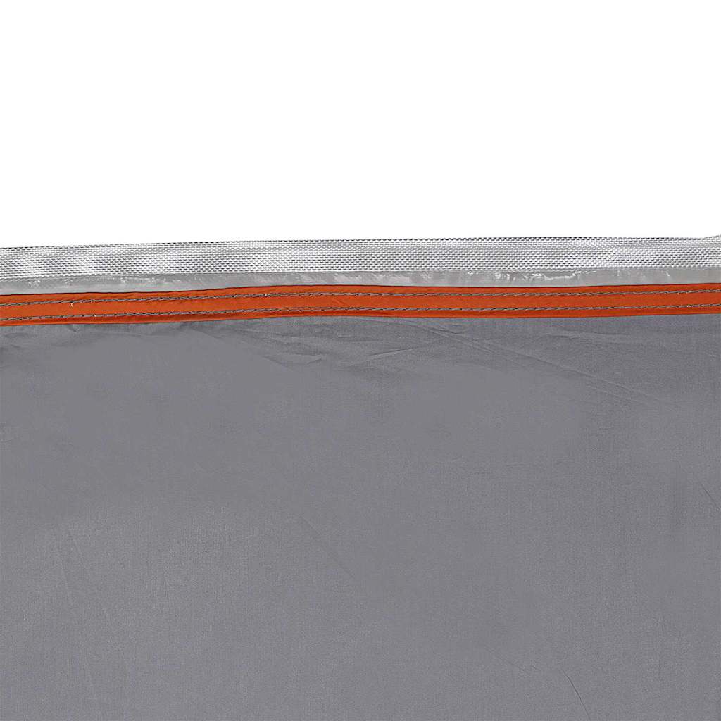 Caravan-Zelt für 5 Personen Grau und Orange 410 x 275 x 245 cm