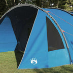 Tunnelzelt für 6 Personen Blau und Grau 890 x 470 x 220 cm