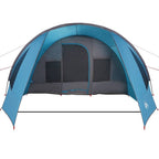 Tunnelzelt für 6 Personen Blau und Grau 890 x 470 x 220 cm