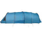 Tunnelzelt für 6 Personen Blau und Grau 890 x 470 x 220 cm