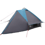 Teepee Zelt für 6 Personen Blau und Grau 431 x 366 x 185 cm