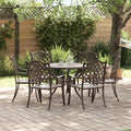 Garten Essgruppe 7 pcs Bronze Aluminium