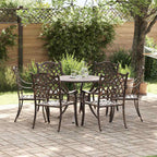 Garten Essgruppe 7 pcs Bronze Aluminium