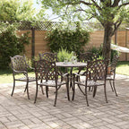 Garten Essgruppe 7 pcs Bronze Aluminium