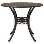 Garten Essgruppe 7 pcs Bronze Aluminium