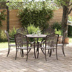 Garten Essgruppe 7 pcs Bronze Aluminium