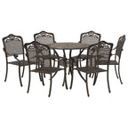 Garten Essgruppe 7 pcs Bronze Aluminium