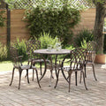 Garten Essgruppe 5 pcs Bronze Aluminium