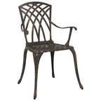 Garten Essgruppe 5 pcs Bronze Aluminium