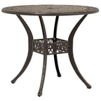 Garten Essgruppe 5 pcs Bronze Aluminium