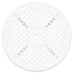 Garten Essgruppe 7 pcs Weiß Aluminium
