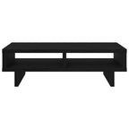 Monitorständer Schwarz Eichen-Optik 50x27x15 cm Holzwerkstoff