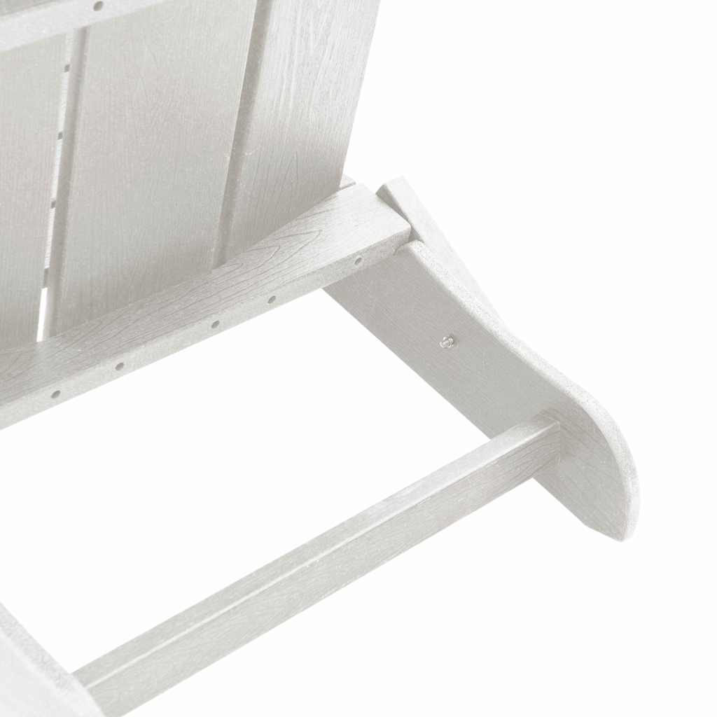 Klappbarer Adirondack-Stuhl Weiß 80,5 x 74,5 x 92 cm HDPE