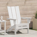 Klappbarer Adirondack-Stuhl Weiß 80,5 x 74,5 x 92 cm HDPE