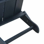 Klappbarer Adirondack-Stuhl Marineblau 80,5 x 74,5 x 92 cm HDPE
