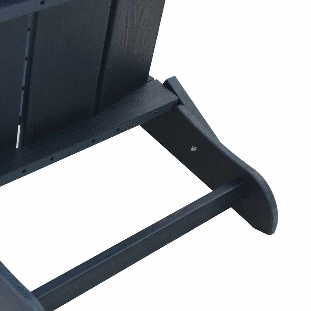 Klappbarer Adirondack-Stuhl Marineblau 80,5 x 74,5 x 92 cm HDPE