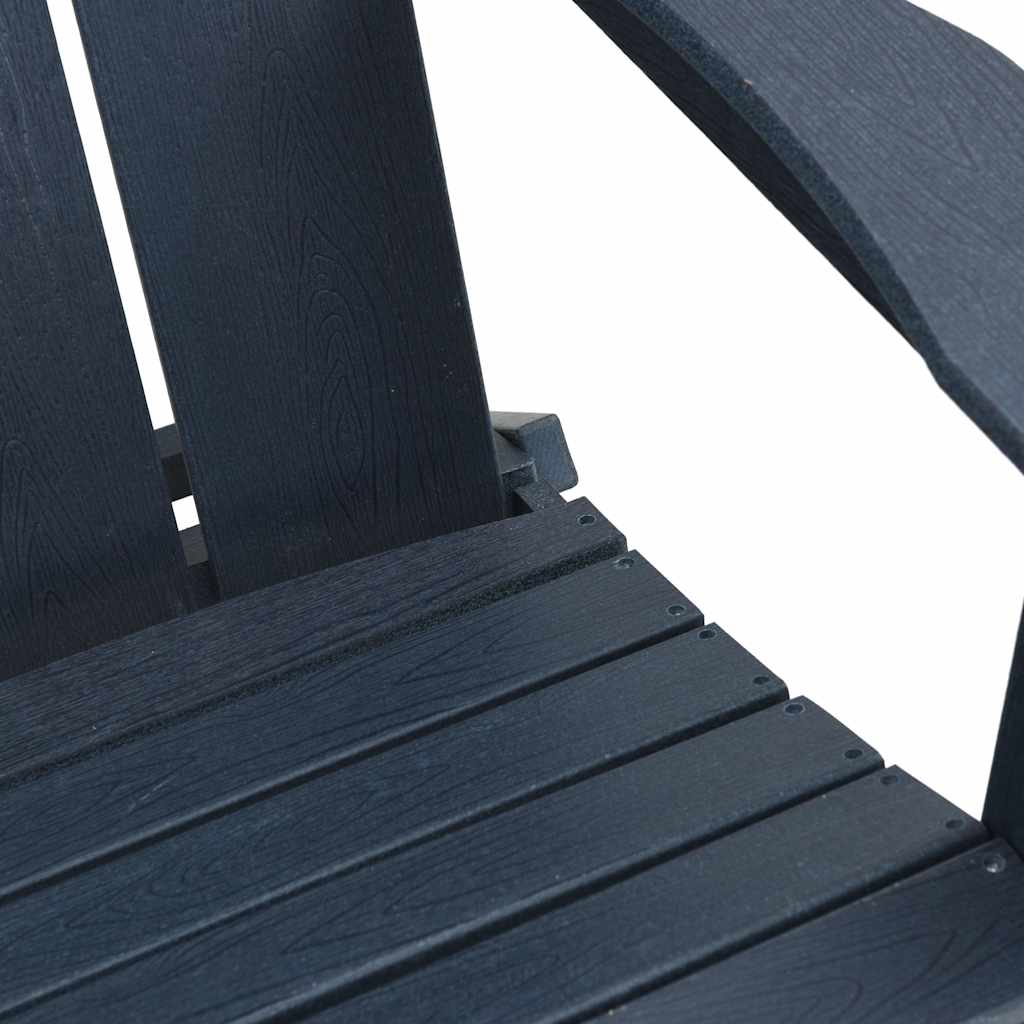 Klappbarer Adirondack-Stuhl Marineblau 80,5 x 74,5 x 92 cm HDPE