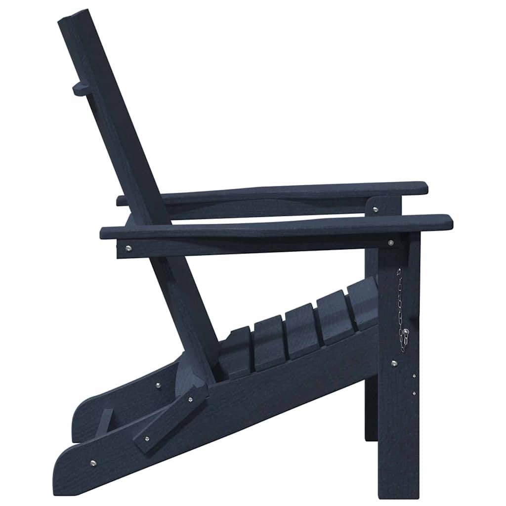 Klappbarer Adirondack-Stuhl Marineblau 80,5 x 74,5 x 92 cm HDPE