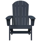 Adirondack-Stuhl Marineblau 82 x 74 x 92 cm HDPE