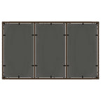 Garten Essgruppe 5 pcs Braun Poly-Rattan