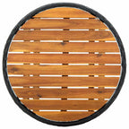 Garten Bistro Set 3 pcs Schwarz Poly-Rattan